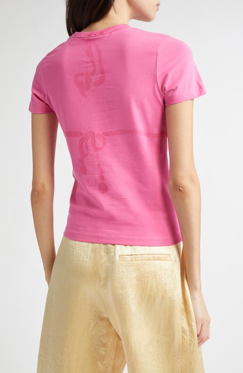 Shop Julie Kegels Bikini Trompe L'oeil T-shirt In Pink