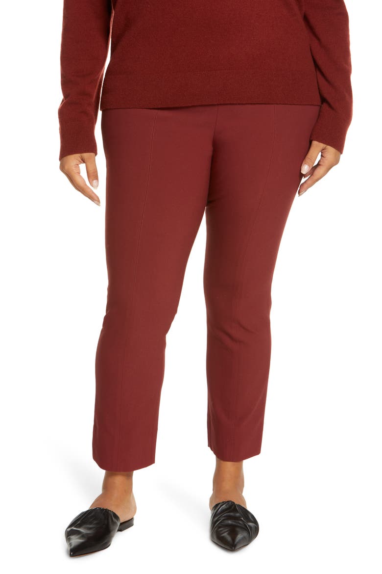 Front Seam Leggings, Main, color, DARK CURRANT