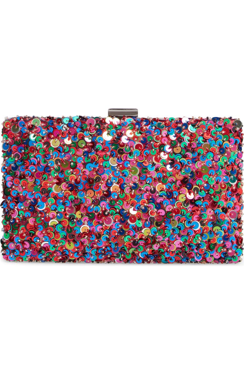 Nordstrom Sequin Disco Miniaudière, Main, color,