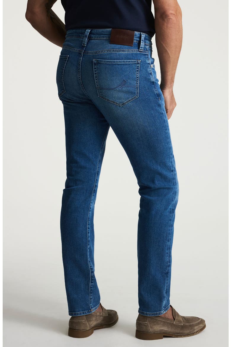 Courage Straight Leg Jeans, Alternate, color, MID BRUSHED AERODENI