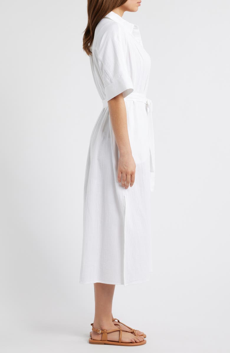 Belted Maxi Shirtdress