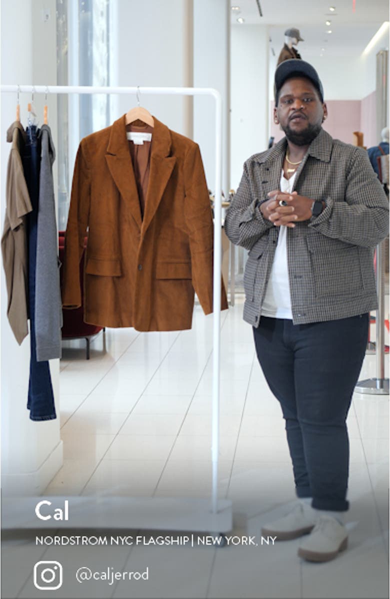 Cotton Corduroy Blazer, sales video thumbnail