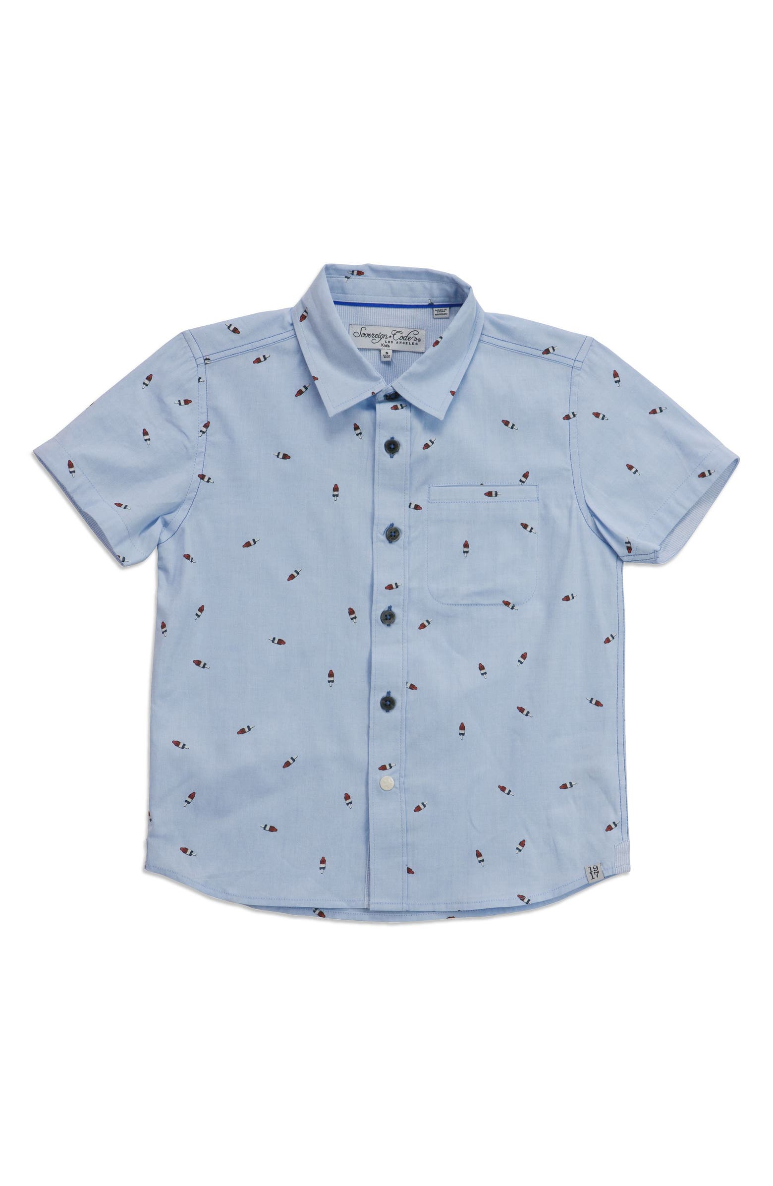 Sovereign Code Pismo Bomb Pop Woven Shirt | Nordstrom