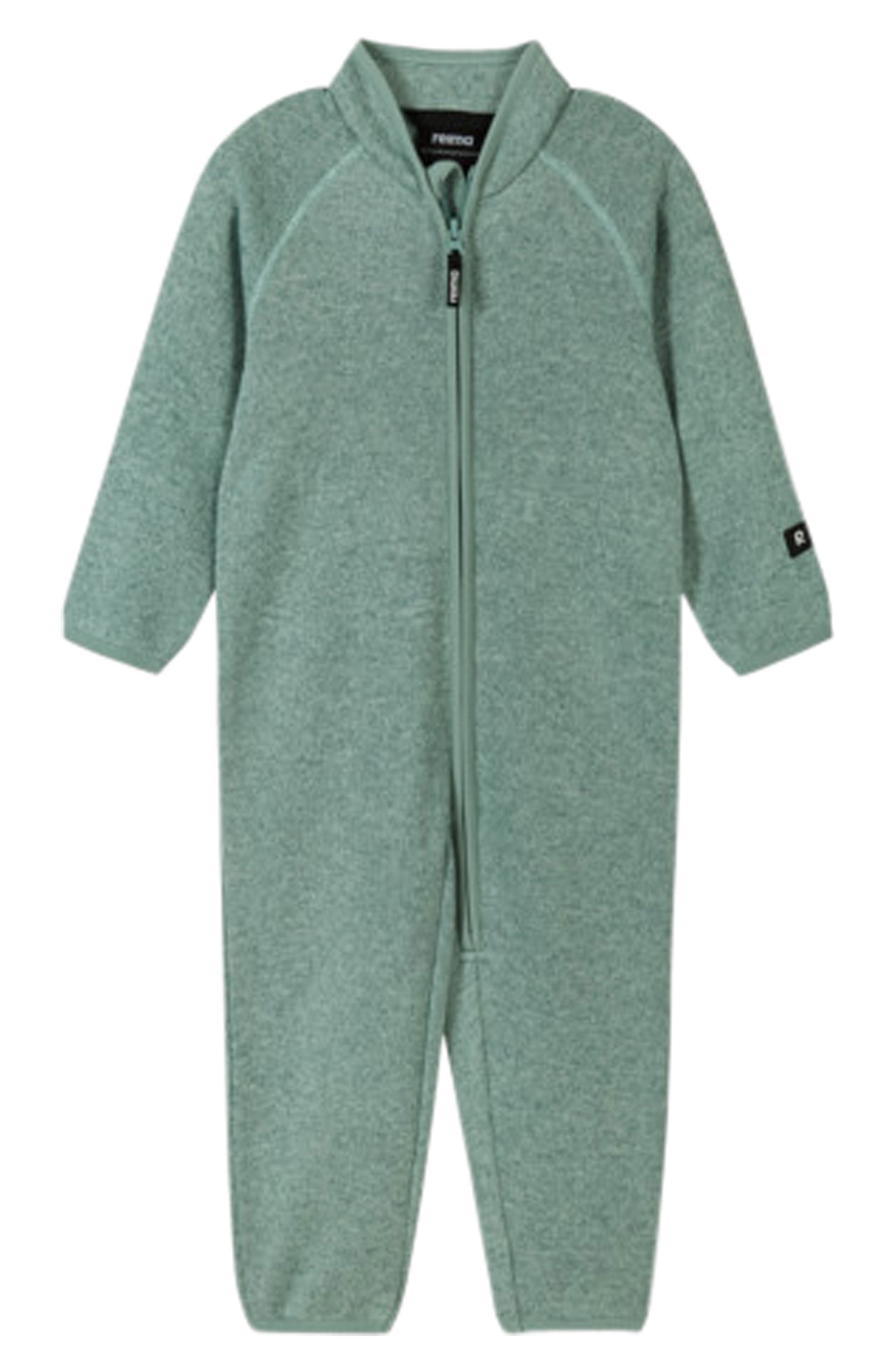Reima Tahti Fleece Romper in Cool Green 