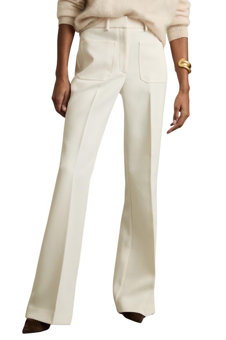Priya Flare Pants, Main, color, CREAM