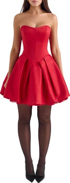 HOUSE OF CB Salome Corset Strapless Minidress