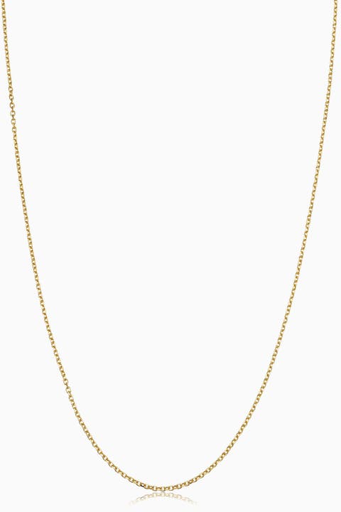 14K Gold Catamaran Cable Chain