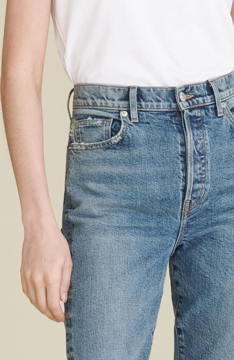 Veronica Beard Ryleigh Straight Leg Jeans, Main, color, Nile