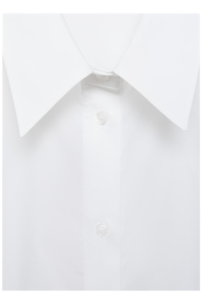Tie Waist Long Sleeve Shirtdress, Alternate, color, WHITE