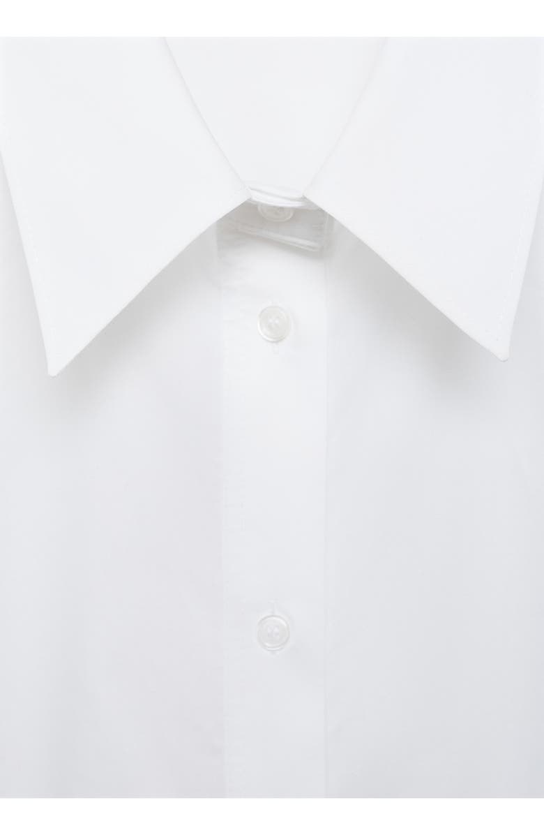 MANGO Tie Waist Long Sleeve Shirtdress, Alternate, color, 