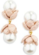 Lele Sadoughi Chloris Faux Pearl Drop Earrings