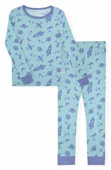 SLEEP ON IT Fitted Long Sleeve Two-Piece Pajamas
