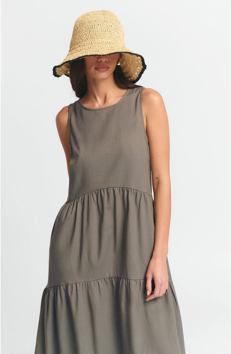 ST MRLO Remi Tiered Dress, Alternate, color, Eucalyptus