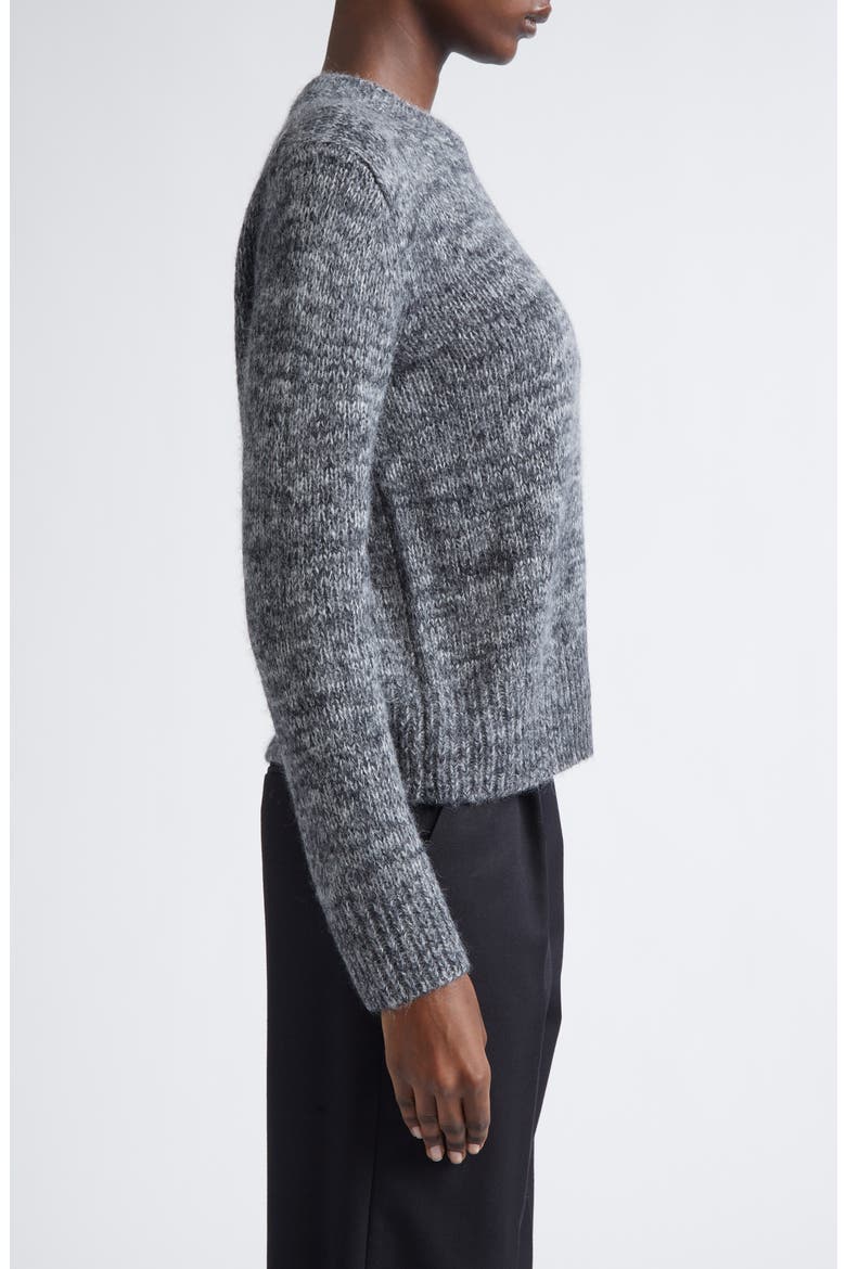Marled Crewneck Sweater, Alternate, color, MEDIUM HEATHER GREY COMBO