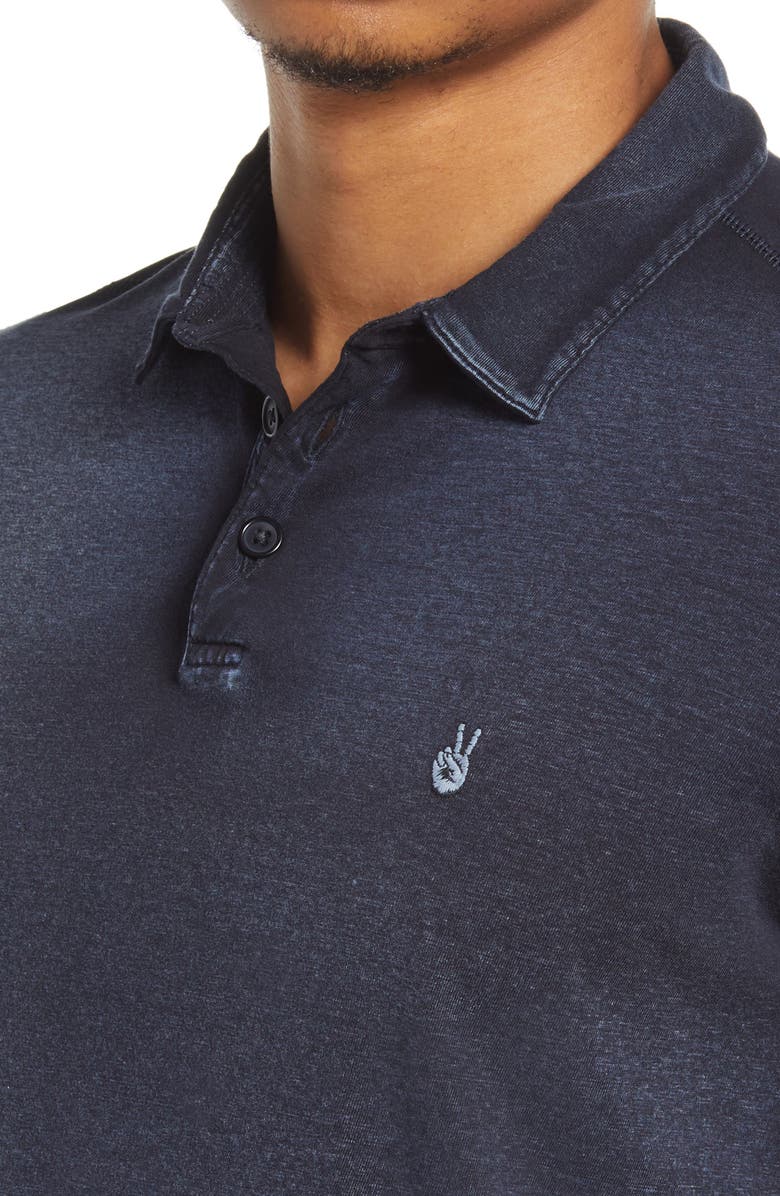 John Varvatos Star USA Peace Cotton Polo, Alternate, color, 