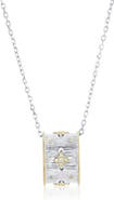 SUZY LEVIAN Italian Florentine Cubic Zirconia Pendant Necklace