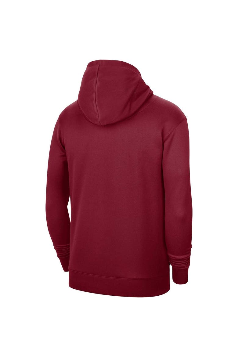 Unisex Nike Red Miami Heat 2023/24 Performance Spotlight On-Court Practice Pullover Hoodie, Alternate, color, Red