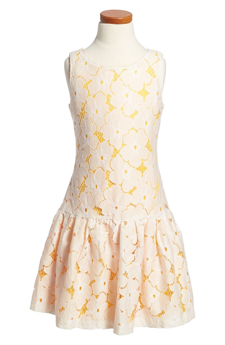 Laundry by Shelli Segal Sleeveless Lace Dress, Main, color, 