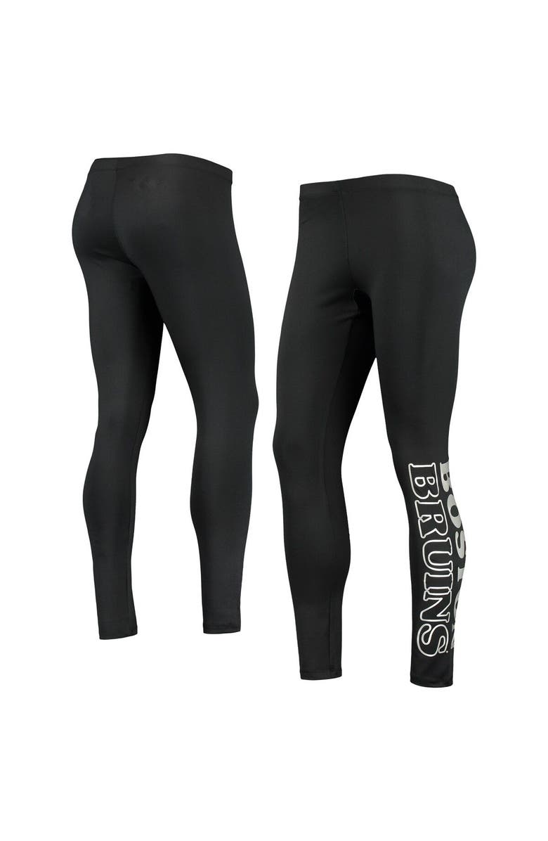 G-III SPORTS BY CARL BANKS Women's G-III Sports by Carl Banks Black Boston Bruins Stadium Leggings, Alternate, color, 