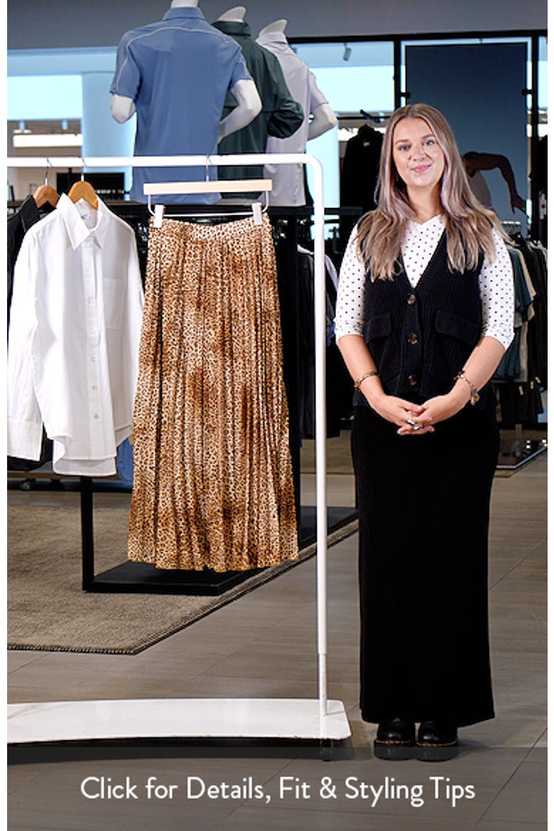 Alias Pleated Maxi Skirt video