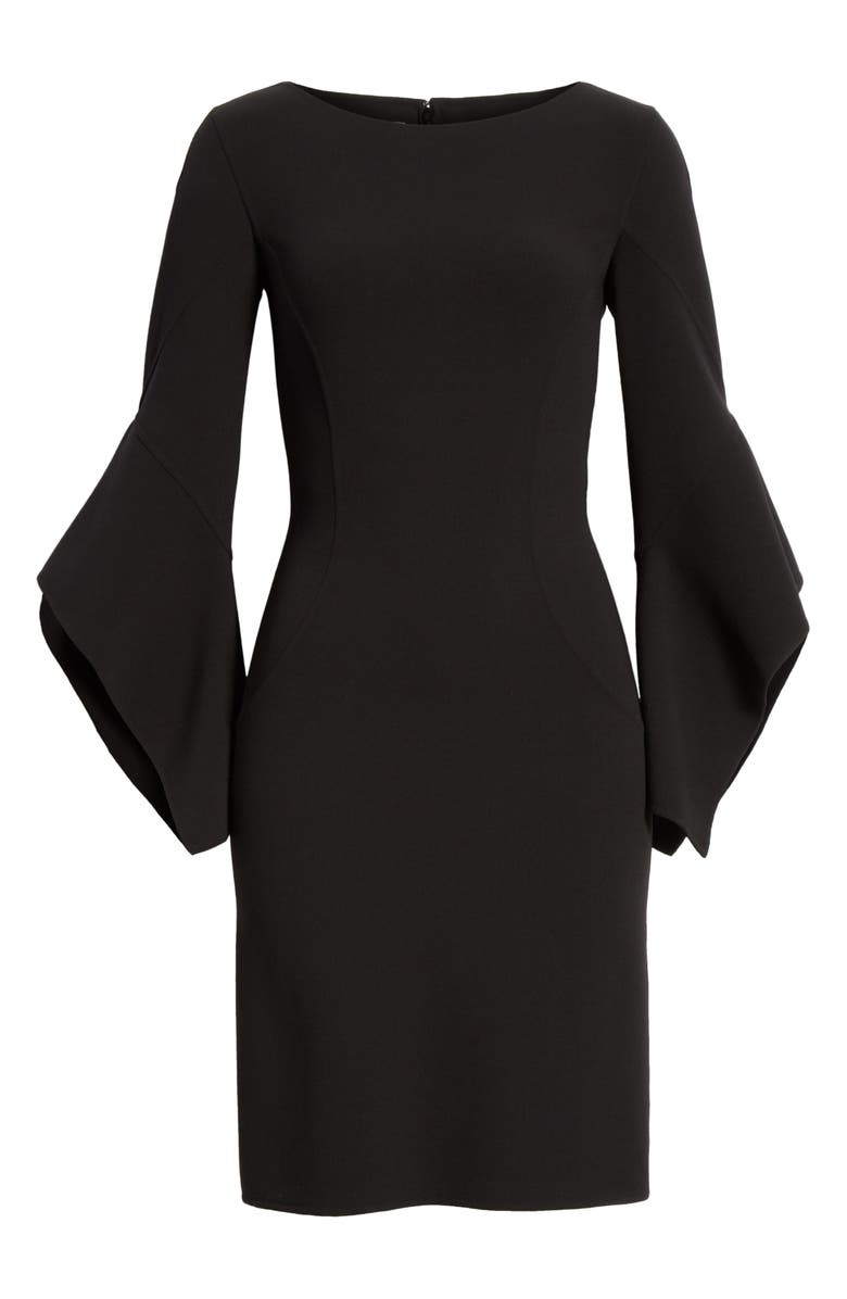 Michael Kors Collection Drape Sleeve Sheath Dress, Alternate, color, 