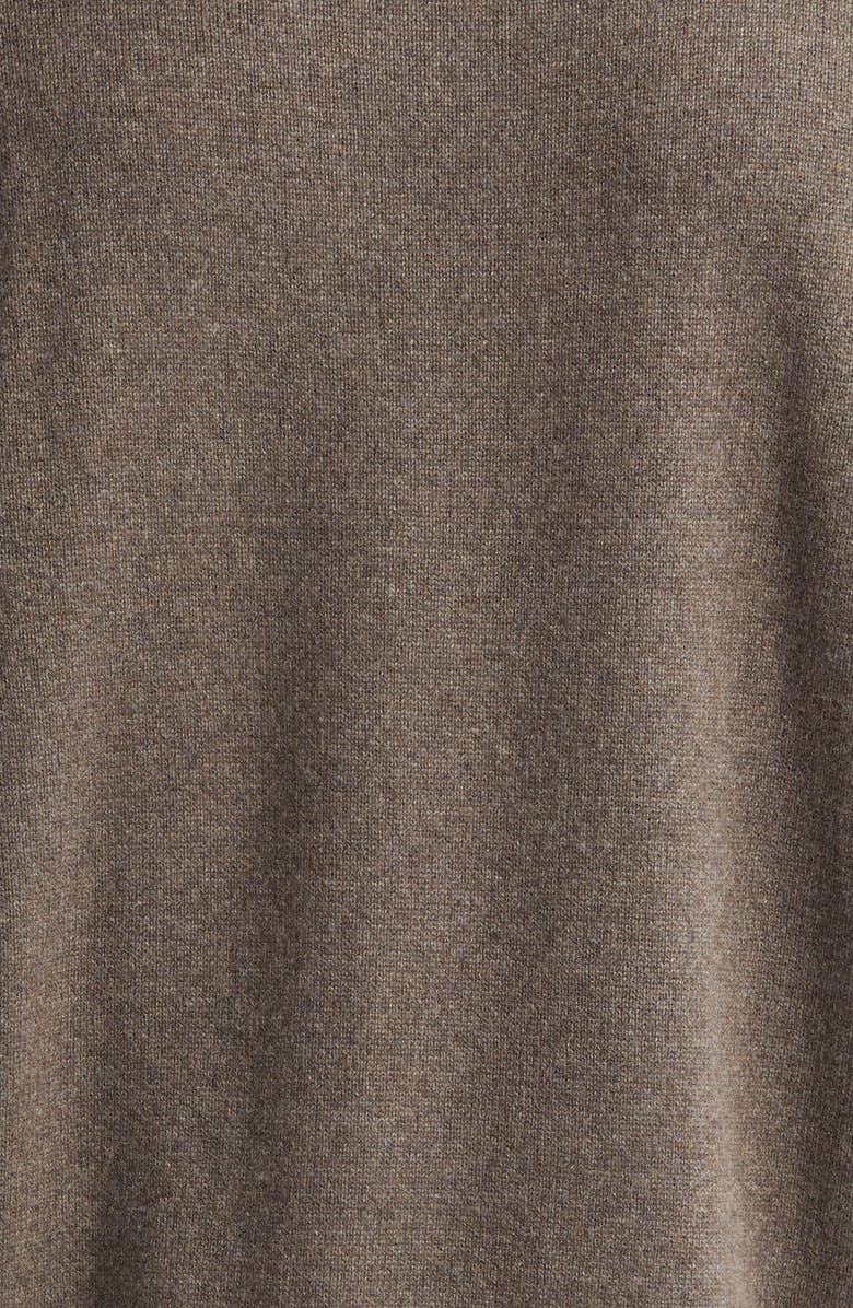 Thom Sweeney Cashmere Turtleneck Sweater, Alternate, color, Mid Brown