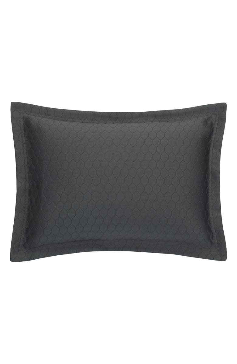 SFERRA Favo Boudoir Sham, Main, color, Charcoal