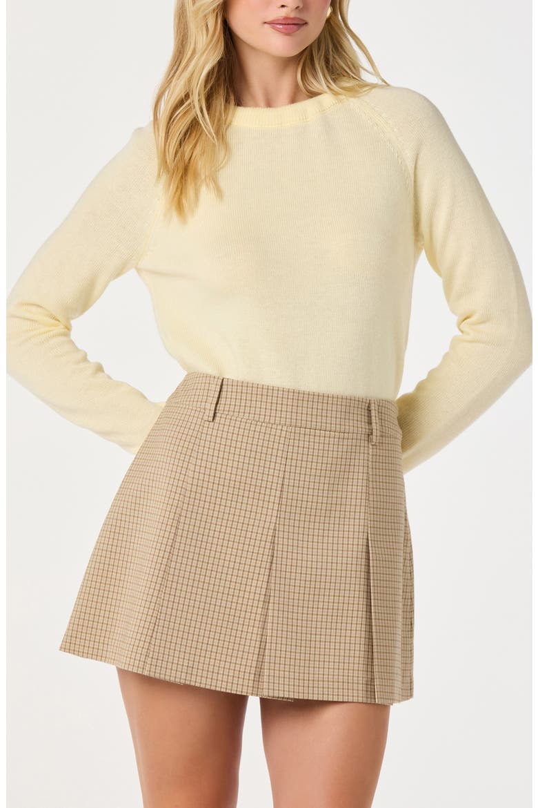 Organza Bow Sweater, Alternate, color, CREAM
