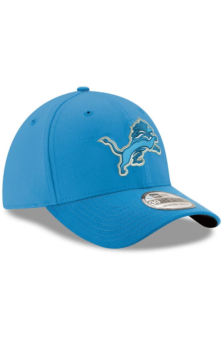 New Era Men's New Era Blue Detroit Lions 39THIRTY Flex Team Classic Hat, Alternate, color, 
