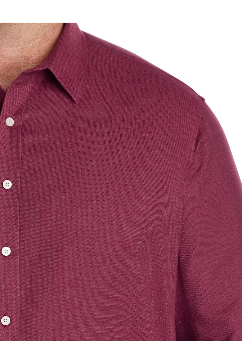 Big & Tall Veneto Sport Shirt, Alternate, color, MAROON