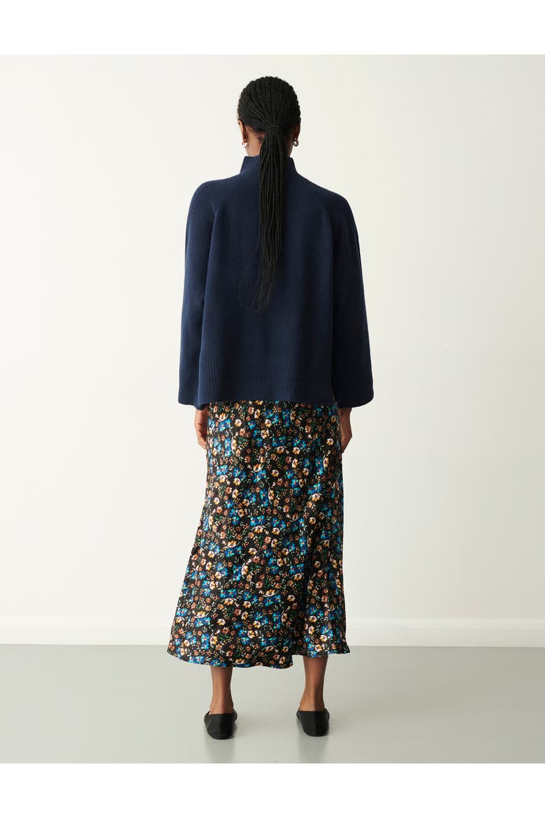 Mandy Floral Midi Skirt, Alternate, color, Ditsy Floral
