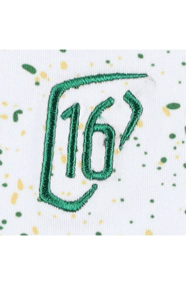 Breezy Golf Men's Breezy Golf White WM Phoenix Open Splatter Polo, Alternate, color, White