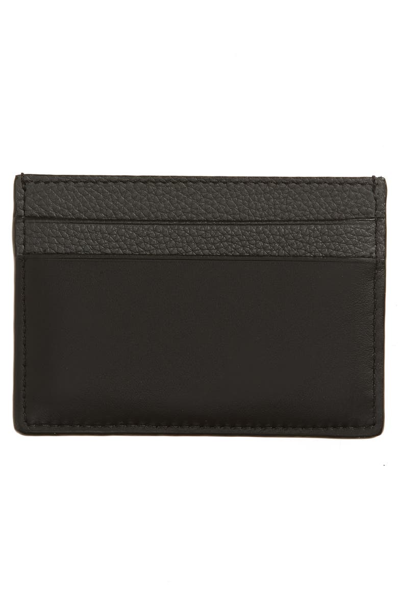Loewe Signature Plain Leather Card Holder, Alternate, color, 