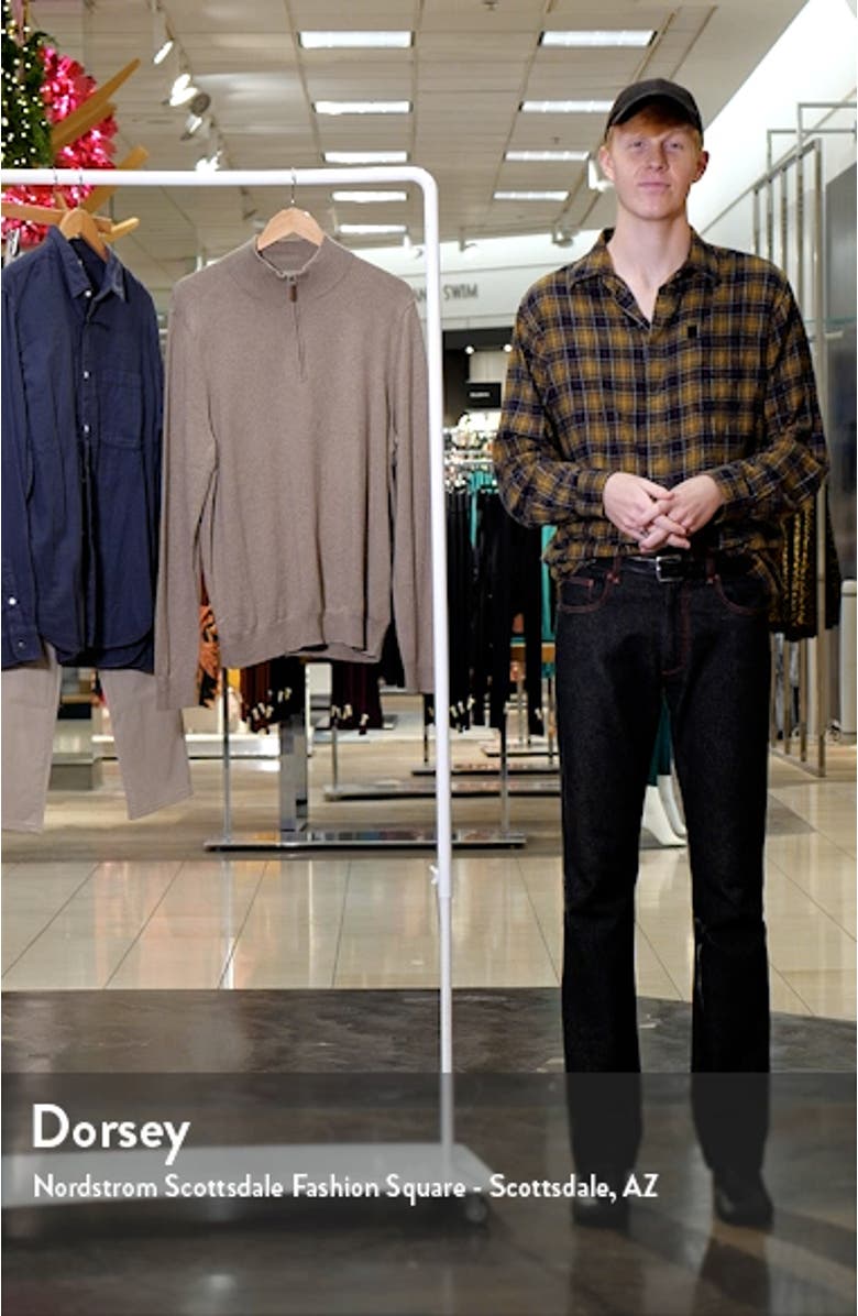 Half Zip Cotton & Cashmere Pullover Sweater, sales video thumbnail