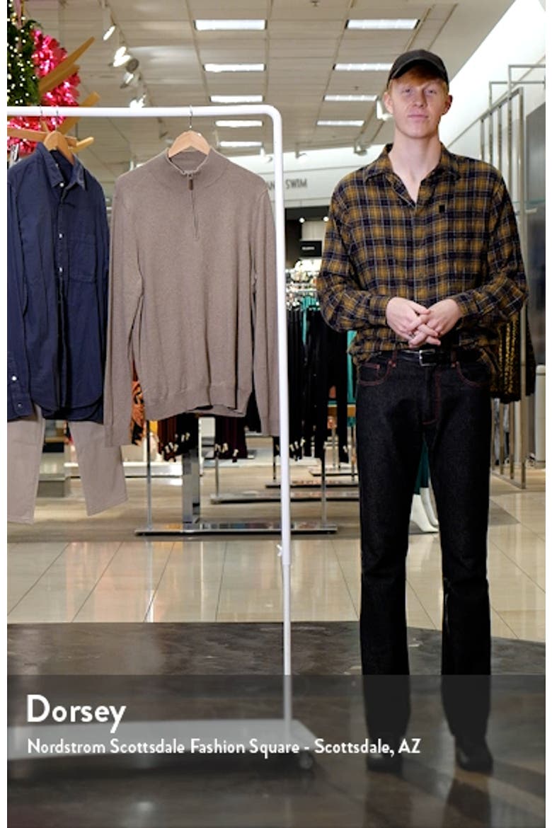 Half Zip Cotton & Cashmere Pullover Sweater video