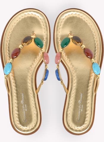 Gianvito Rossi Shanti Thong 05 Flats | Nordstrom