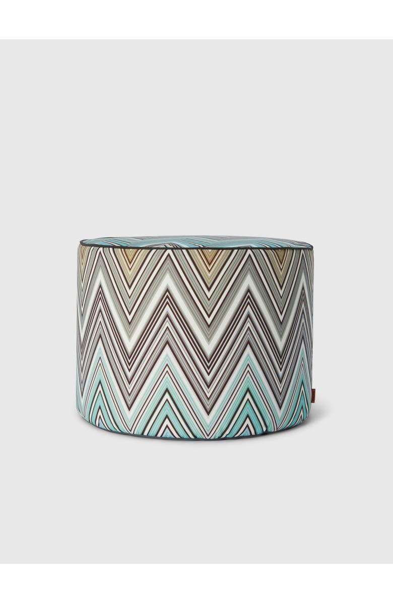 Missoni Home Kew Outdoor Cylinder Pouf 40x30, Main, color, Multicoloured