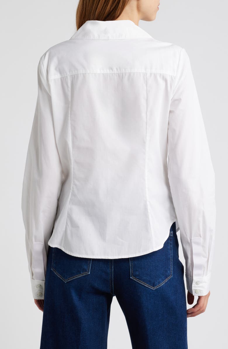 PAIGE Rosaly Cotton Shirt, Alternate, color, White