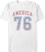Lost Gods Men's Lost Gods Varsity America 76  Graphic T-Shirt
