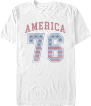 Lost Gods Men's Lost Gods Varsity America 76 Graphic T-Shirt