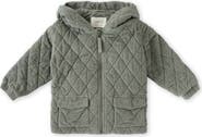Pehr Organic Cotton Corduroy Quilted Hooded Jacket