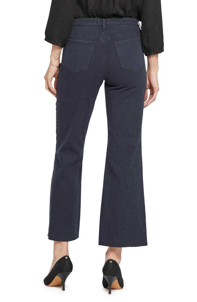 NYDJ Stripe Relaxed Flare Jeans, Alternate, color, 
