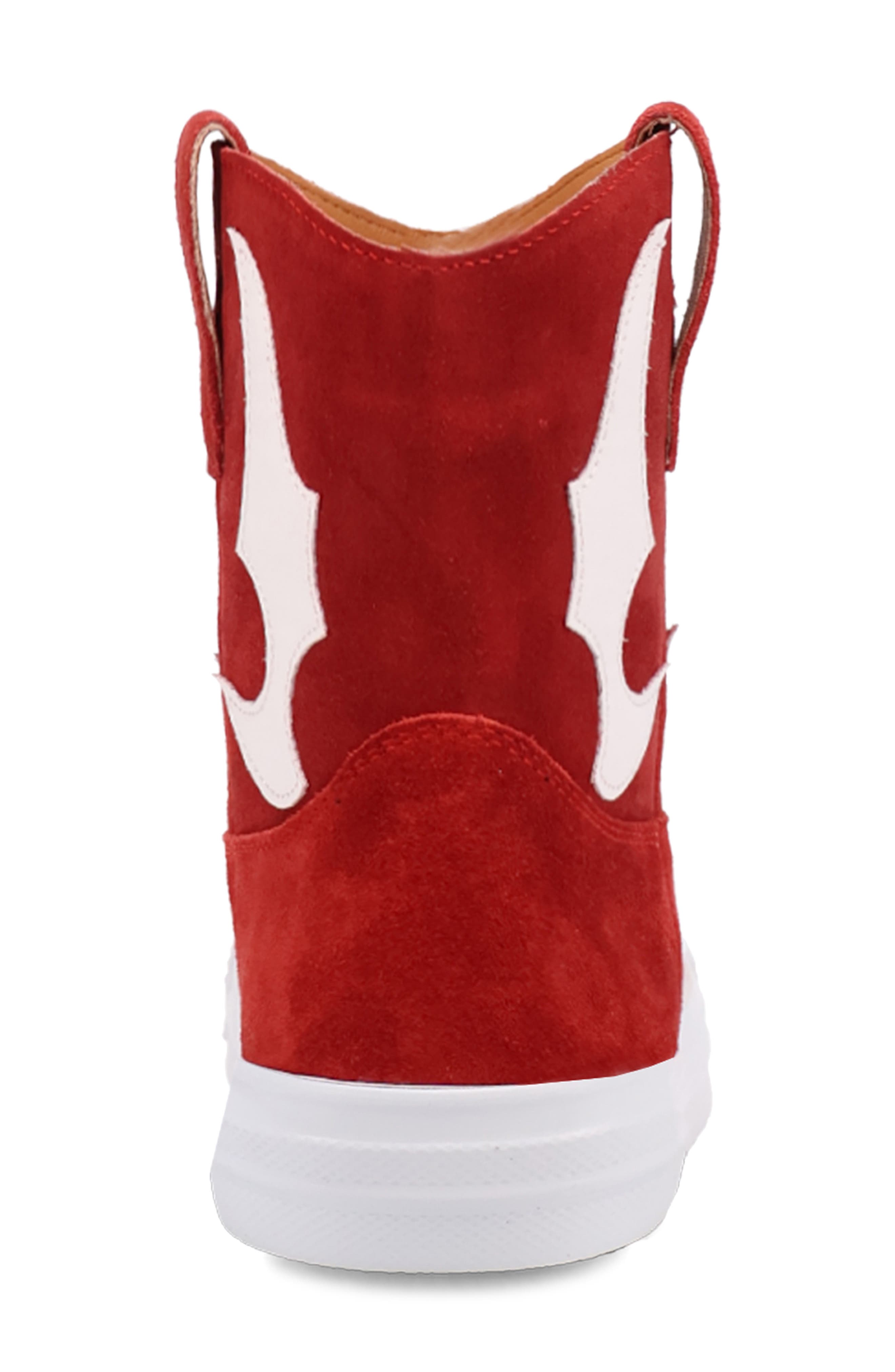 Ollie Sneaker Boot, Alternate, color, RED