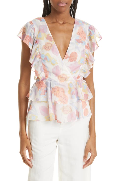 Rowyn Frill Detail Tie Top