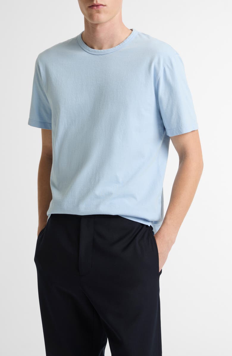 Vince Solid T-Shirt, Main, color, Washed Rainwater