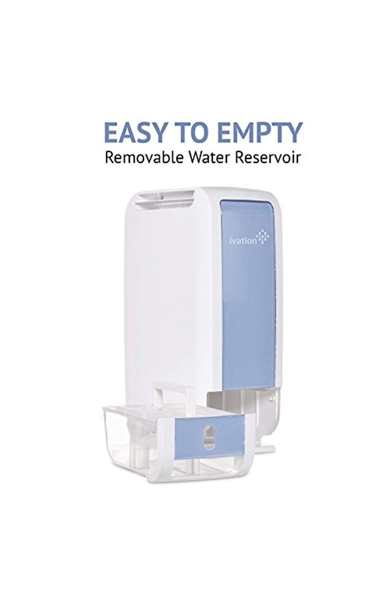 Ivation 13-Pint Small-Area DesIccant Dehumidifier for Bedroom or Bathroom for Spaces Up to 270 Sq Ft, Alternate, color, White