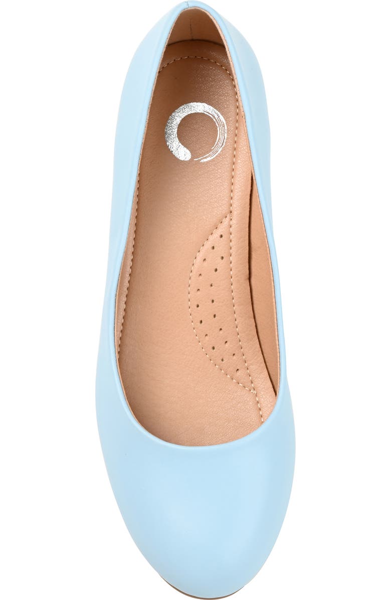Journee Collection Saar Pump - Wide Width, Alternate, color, Light Blue
