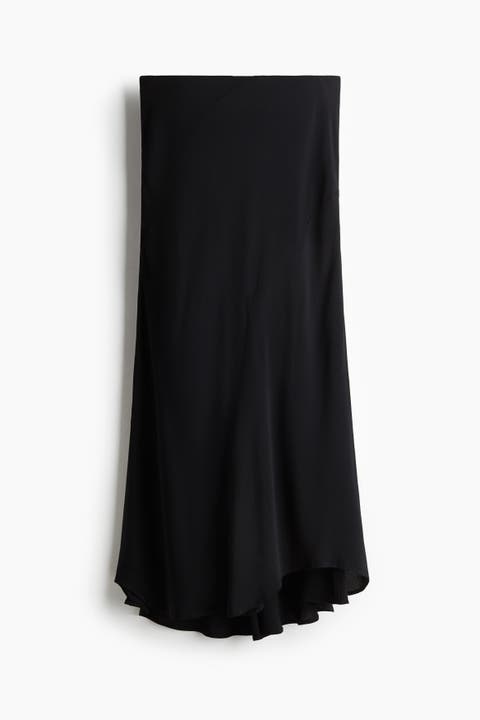 Asymmetric Midi Skirt