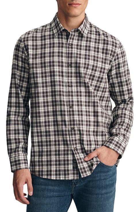 Check Long Sleeve Button Up Shirt