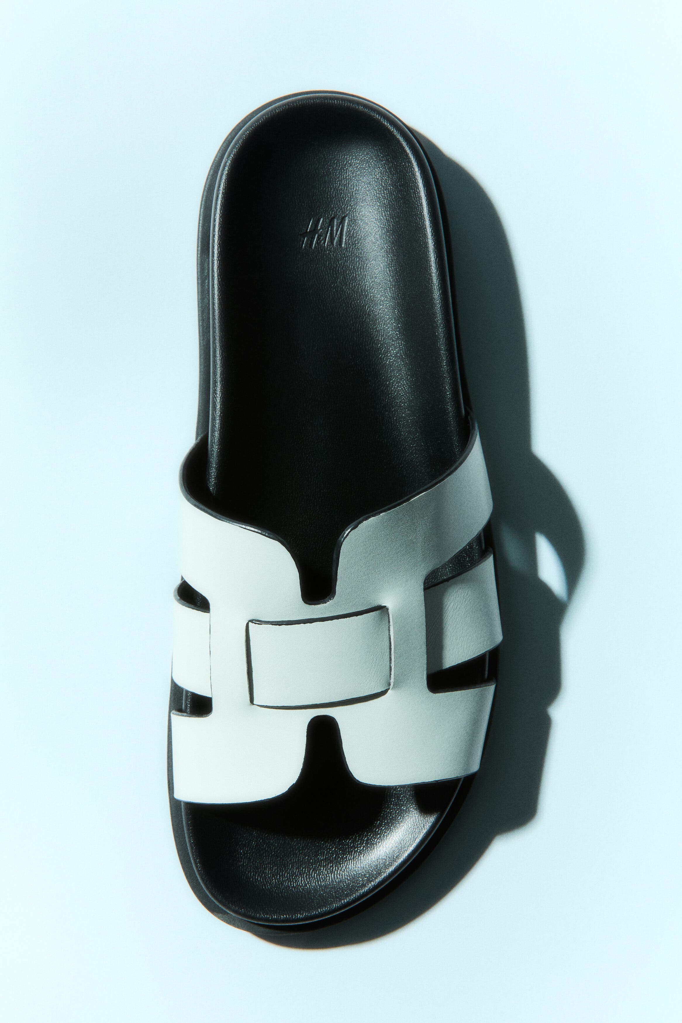 H&M Sandals, Alternate, color, White/Black